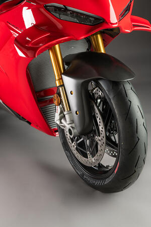 Carbon Front Mudguard - Matt for Ducati Lightech