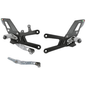 Adjustable Rear Sets With Fixed Foot Pegs for Honda Lightech