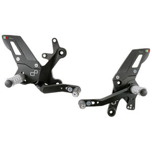 Adjustable Rear Sets With Fixed Foot Pegs for Kawasaki Lightech