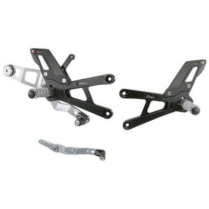 Adjustable Rear Sets With Fixed Foot Pegs - TRACK USE for Yamaha Lightech