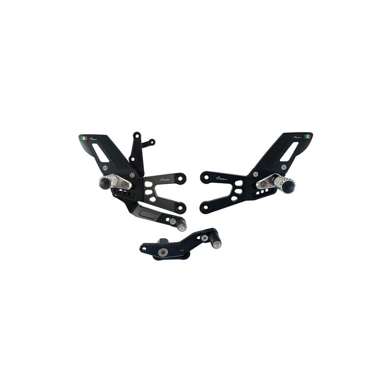 Adjustable Rear Sets With Fixed Foot Pegs for Honda
