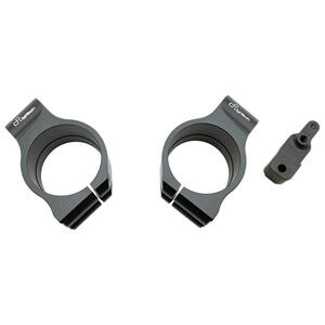 Pair of Handlebar Clip-Ons with Steering Damper Support for Ducati <p>Nero</p>