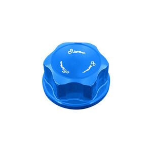 Special Nut28 X 1,00 Ergal for Bmw, Yamaha, Kawasaki, Suzuki Blue