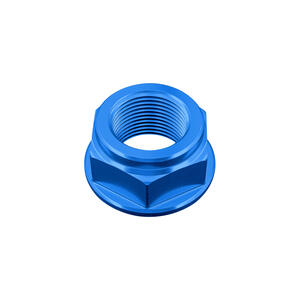 Special Nut22 X 1,50 Ergal for Suzuki, Yamaha, Honda Blue