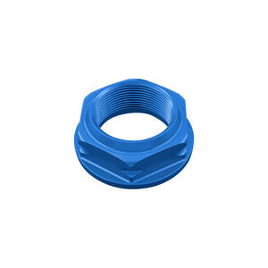 Special Nut35x 1,5 Ergal  (Contact Surface D=55) for Triumph, Honda Blue