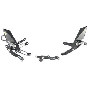 Adjustable Rear Sets With Fixed Foot Pegs for Bmw <p>Nero</p>