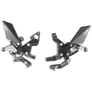 Adjustable Rear Sets With Fixed Foot Pegs for Ducati <p>Nero</p>