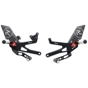 R Version Rear Sets for Ducati <p>Nero</p>