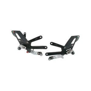 Adjustable Rear Sets With Fixed Foot Pegs for Ducati <p>Nero</p>