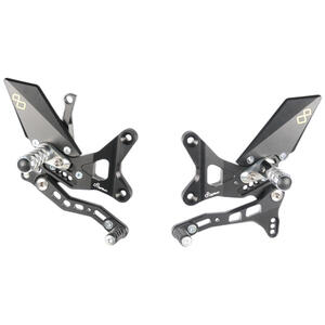 Adjustable Rear Sets With Fixed Foot Pegs for Kawasaki <p>Nero</p>