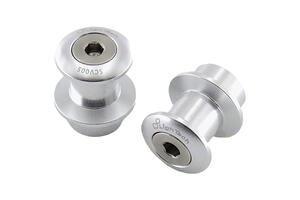 Swing Arm Spools M10 Pitch 1.25 for CF Moto, Kawasaki Silver