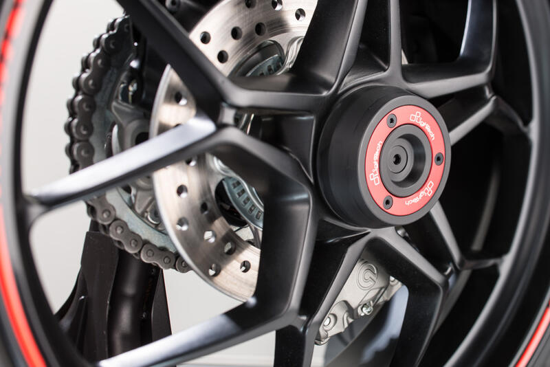 Wheel Axle Sliders Kit for Mv Agusta Rosso