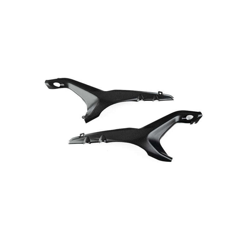 Fianchetti Sotto Serbatoio In Carbonio - Opaco (Coppia) per Ducati NeroA1