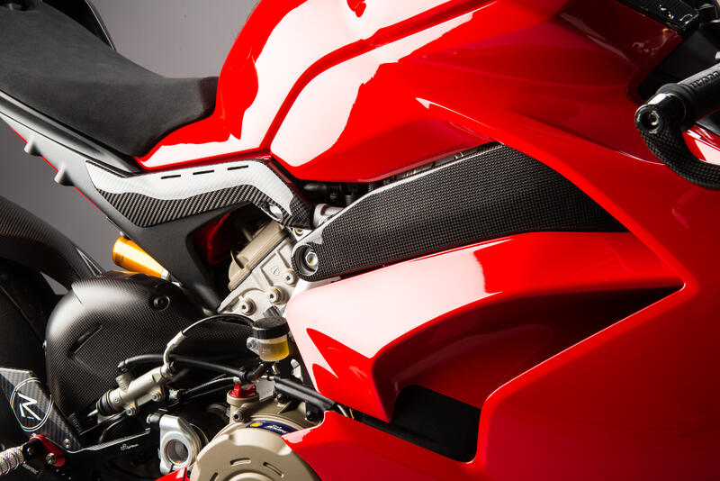 Carbon Frame Protections (Pair) for Ducati Lucido