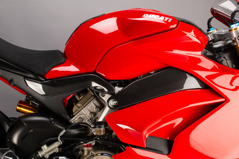 Carbon Frame Protections (Pair) for Ducati Lucido