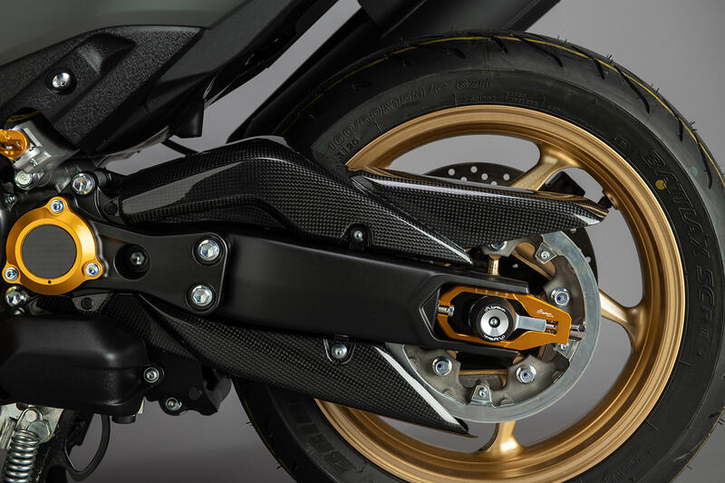 Carbon Belt Upper Cover for Yamaha Lucido