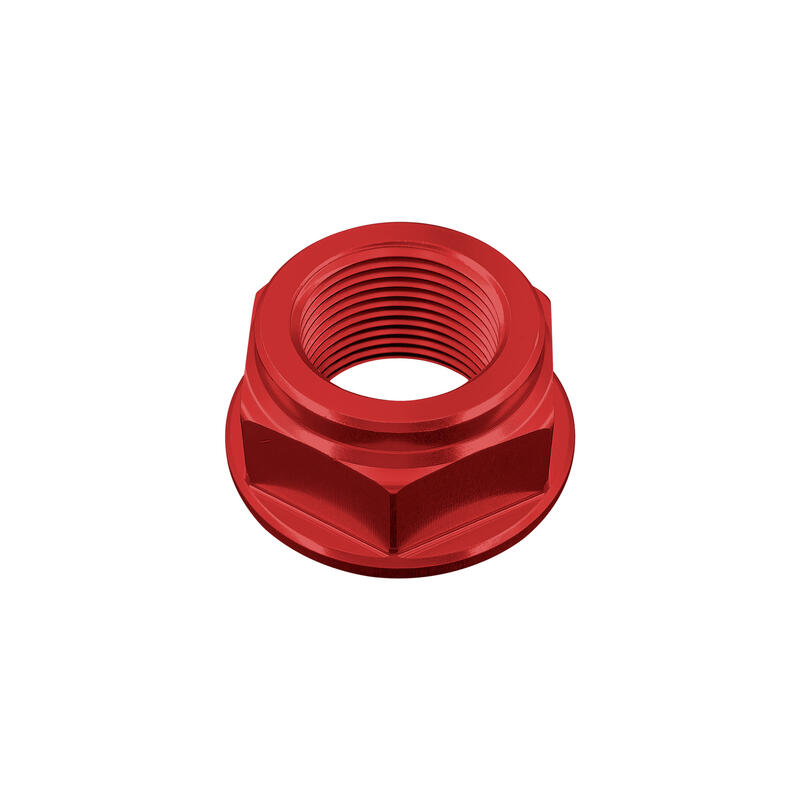 Special Nut22 X 1,50 Ergal for Yamaha, Suzuki, Honda Rosso