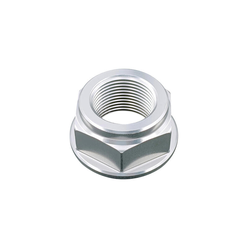 Special Nut22 X 1,50 Ergal for Yamaha, Suzuki, Honda Argento