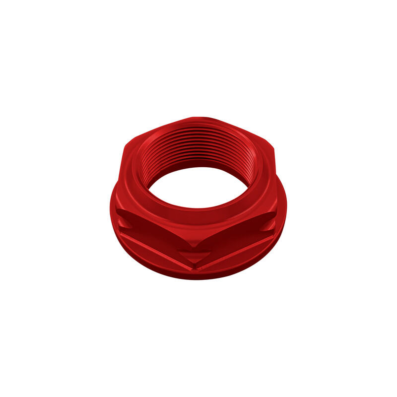 Special Nut35x 1,5 Ergal  (Contact Surface D=55) for Honda, Triumph Rosso
