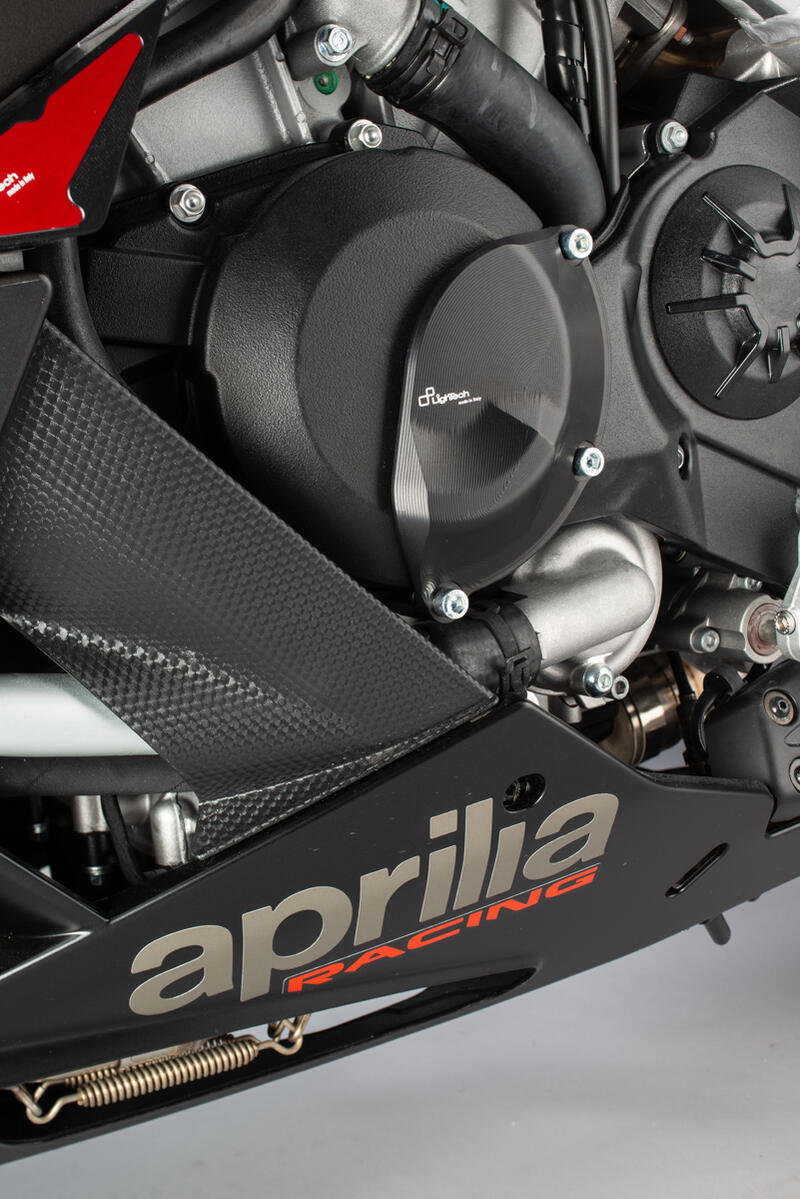 Aluminium Protection Electric Cover Left Side for Aprilia Nero