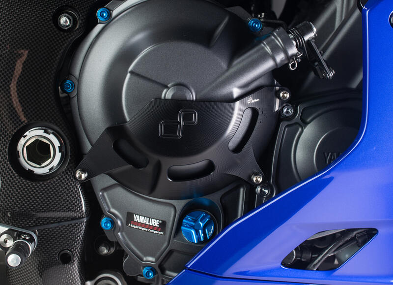Copri Frizione Lato Dx per Yamaha Nero