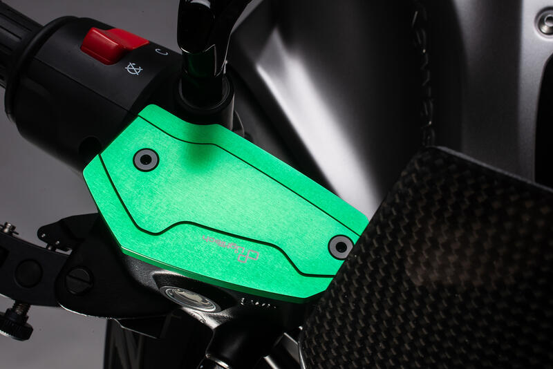 Coperchio Pompa Freno/Frizione per Kawasaki Verde