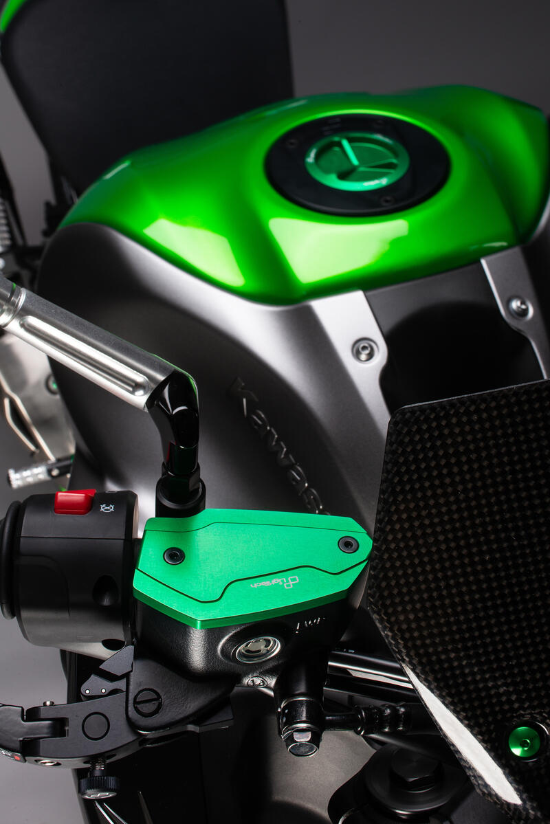 Coperchio Pompa Freno/Frizione per Kawasaki Verde