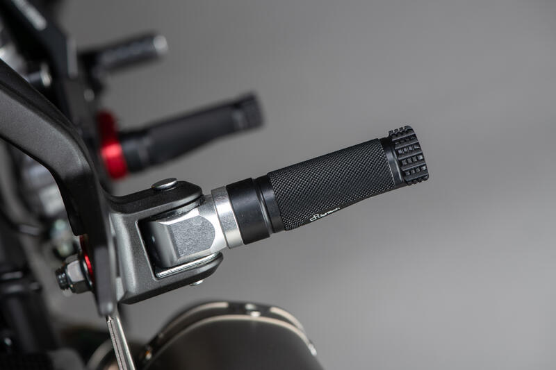 Fixed Footpeg for Rearset Length 75 mm / &oslash; 26 mm (M8) Nero