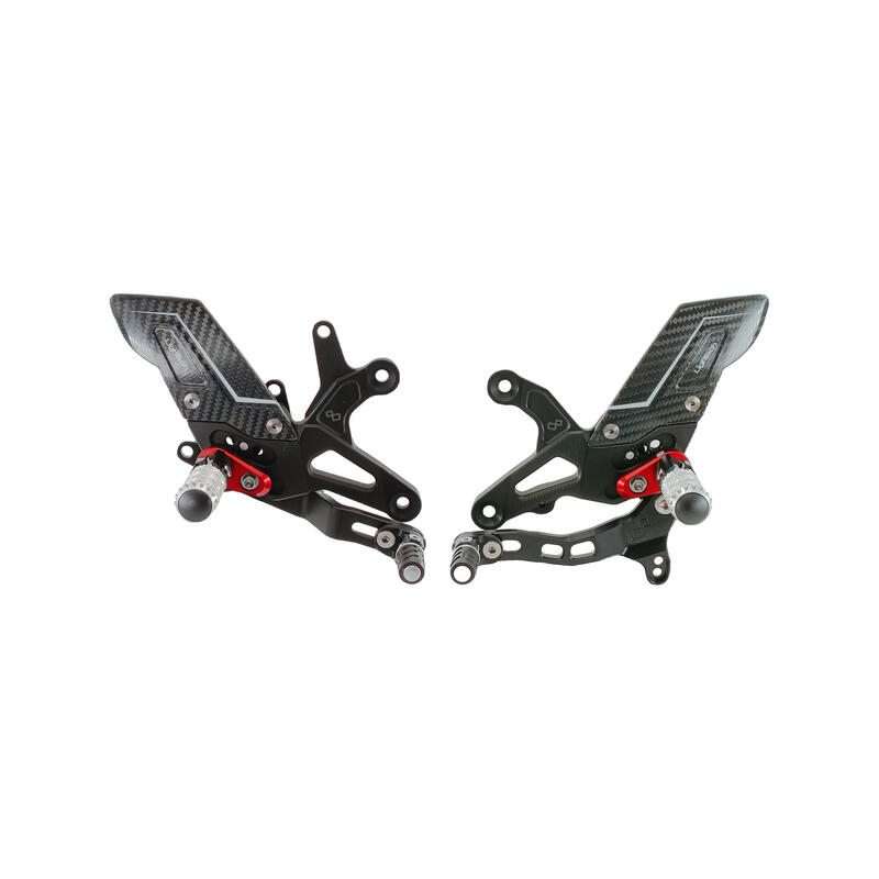 "r" Version Ajustable Rear Sets , Standard Shifting for Kawasaki Nero