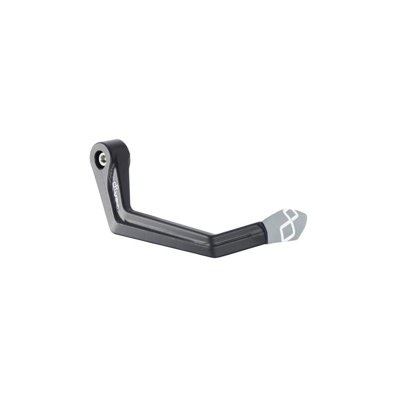 Aluminium Brake Lever Guard - Axle Base 148 mm / Anodized Guard end Argento