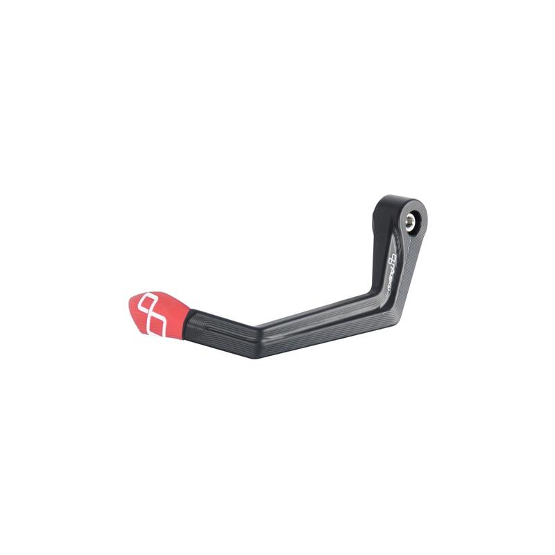 Aluminum Clucth Lever Guard - Axle Base 148 mm / Anodized Guard end Rosso