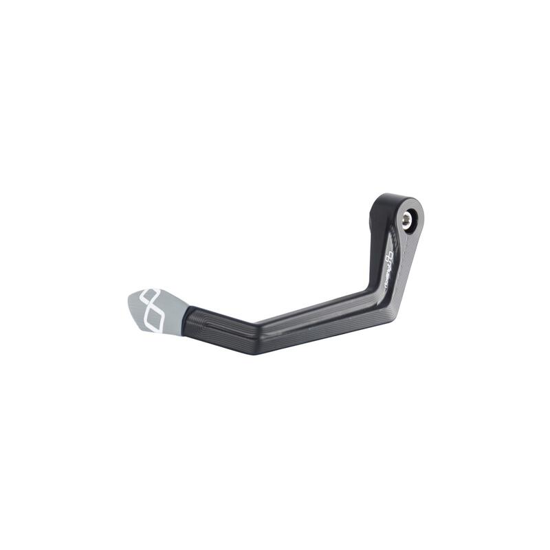 Aluminum Clucth Lever Guard - Axle Base 148 mm / Anodized Guard end Argento