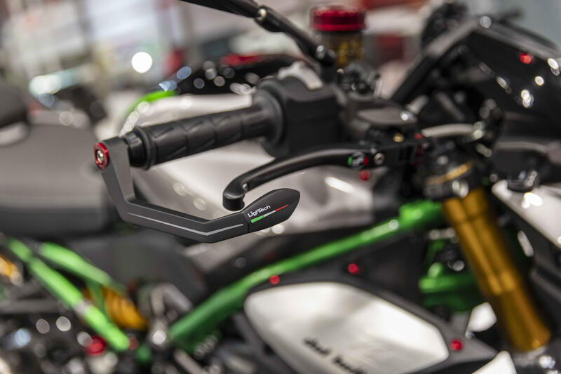 Protezione Leva Freno  in GC-Tech- Interasse 132 Mm Rosso