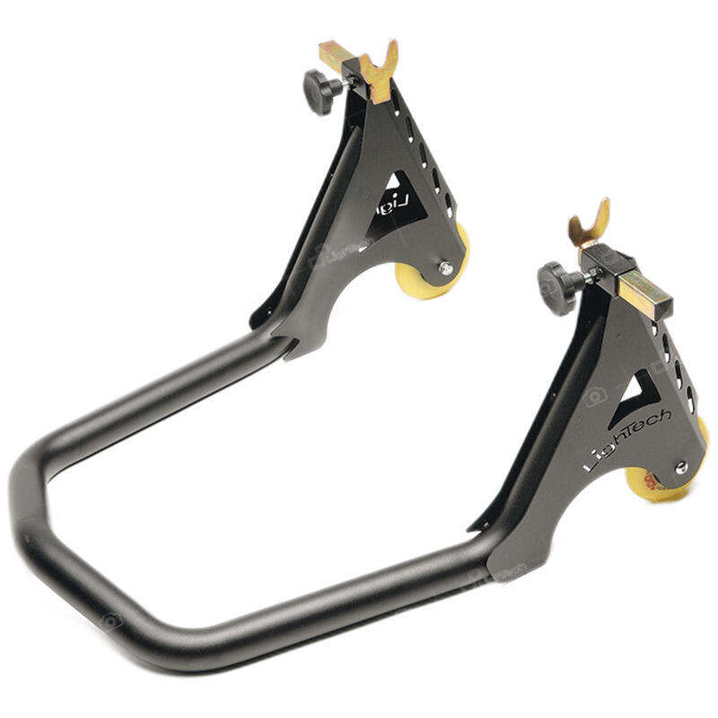 Iron Rear Stand With Wheels And Forks Nero