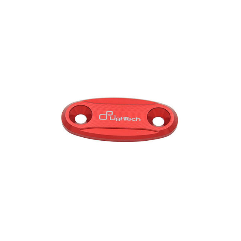 Pair Mirror Block-Off Plates for Honda, Kawasaki Rosso