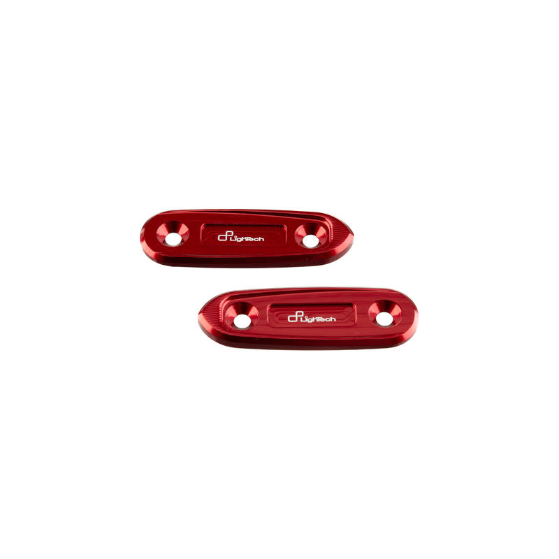 Pair Mirror Block-Off Plates for Yamaha Rosso