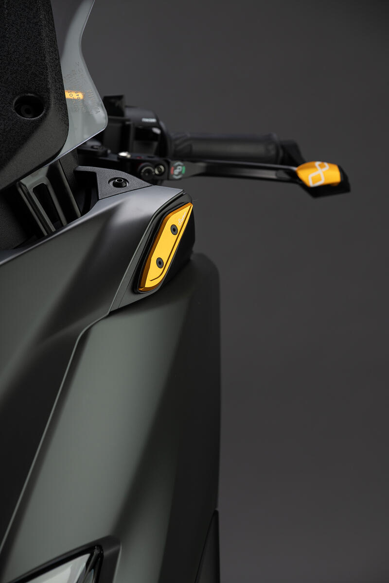 Coppia Tappi Sede Specchio per Yamaha Oro