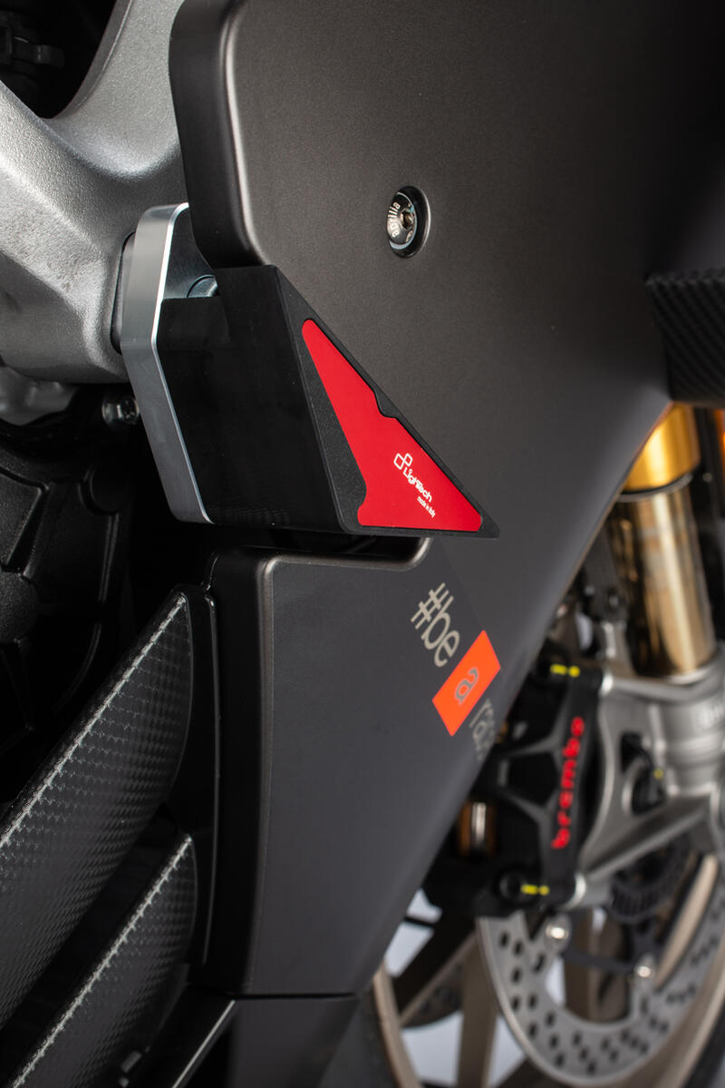 Frame Sliders Kit for Aprilia Nero/Rosso