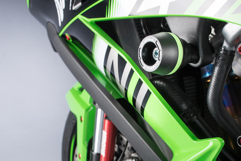 Shock-Absorbing Frame Sliders Kit for Kawasaki Nero