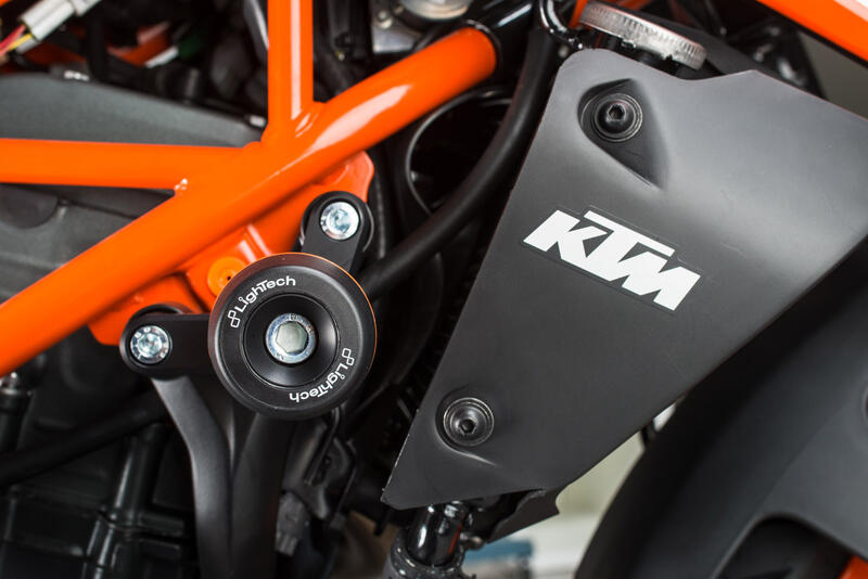 Shock-Absorbing Frame Sliders Kit for Ktm Nero