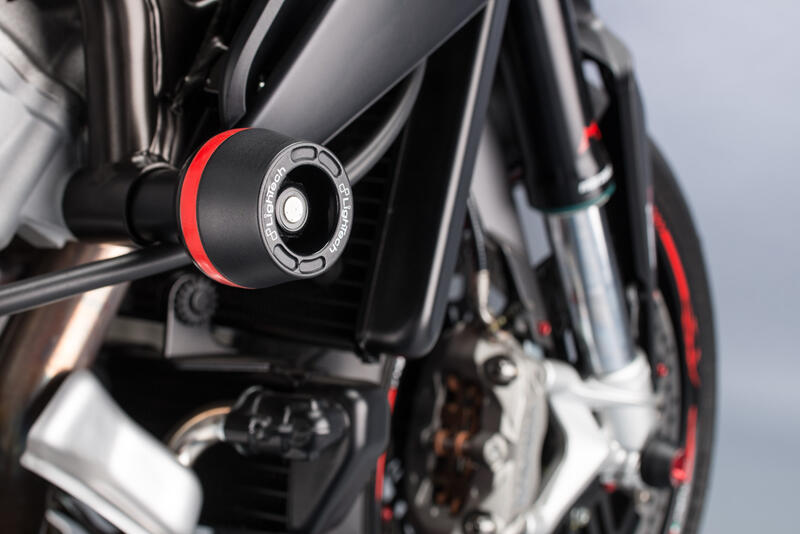 Shock-Absorbing Frame Sliders Kit for Mv Agusta Nero