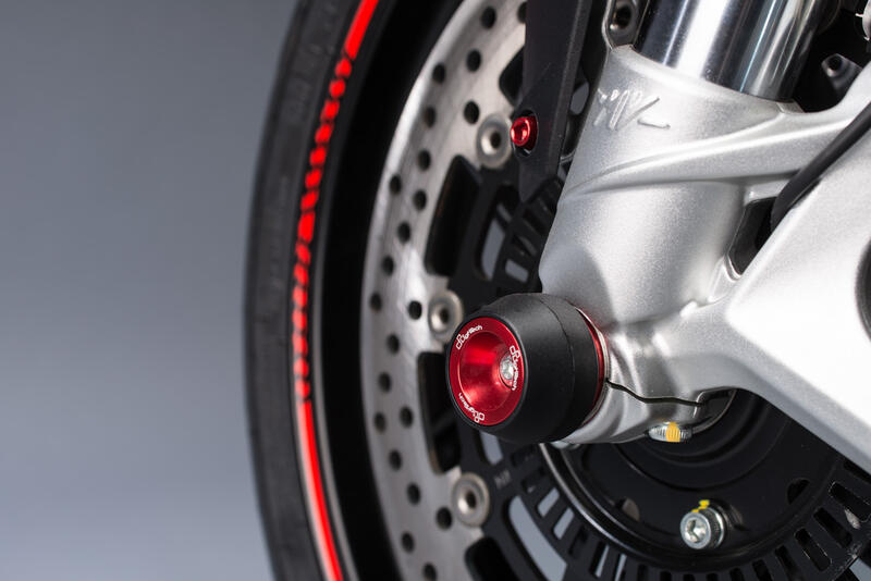 Wheel Axle Sliders Kit for Mv Agusta Rosso