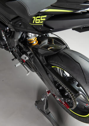 Carbon Rear Mudguard for Triumph Lightech