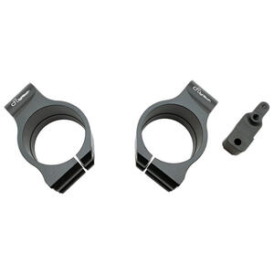 Pair of Handlebar Clip-Ons with Steering Damper Support Lightech