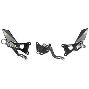 Adjustable Rear Sets With Fixed Foot Pegs Lightech