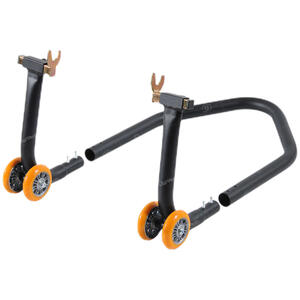 Modular Iron Rear Stand With Sliding Blocks And 4 Wheels Lightech