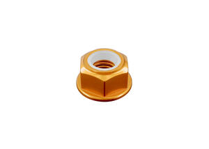 Self Locking Nut M4 Gold