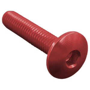 Button Head Ergal Cl 002 M4 L. 15 Head Ø10  Ergal (7075 T6) <p>Rosso</p>