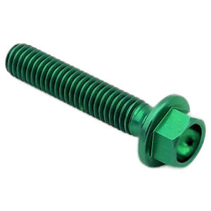 Hexagonal Head Ergal Cl 004 M10 X 1,25 L. 60 Green