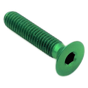 Flat Head Ergal Cl 005 M4 L. 10 Green